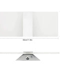 12W LED Wall Sconce Pack Up And Down Lighting 6000K Cool White Indoor Acrylic Fixture dimensions in cm and inches