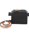 Full Metal Gear Servo Upgrade Kit Replaces Stock Plastic Components Compatible With 12423 12428 12628 124006 Models black servo motor with wires