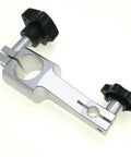 Measuring Arm Bracket For Comparator Stand And Indicator Holder With 64mm Center Distance Heavy Duty Mounting Bracket For Metrology Equipment Dial Indicator Setup Machining And Inspection Tool For Precise Alignment silver metal bracket with black knobs