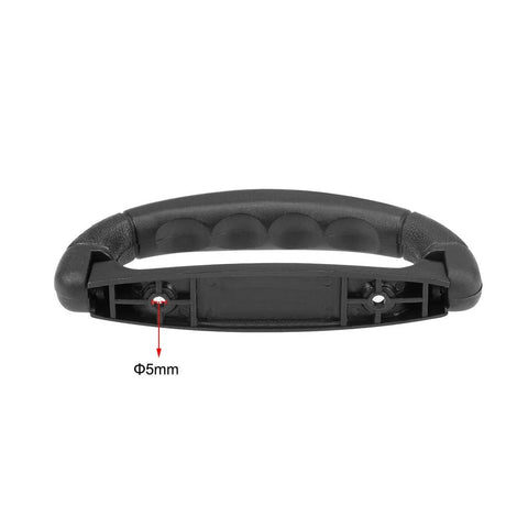 Plastic Luggage Handle Pull For Suitcase 6.3 Inch Length 160mm Total 119mm Handle 82mm Hole Distance 5mm Hole Diameter