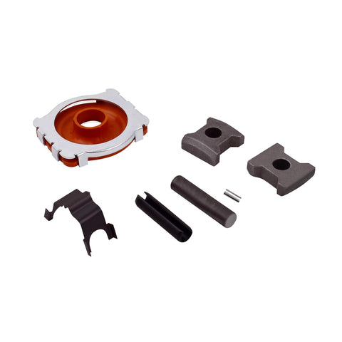 Dodge Steering Shaft Coupler Rebuild Kit for 1964 Through 1982 A Body B Body C Body F Body E Body Cars and 64 Through 82 Trucks and Vans DIY Friendly Repair Kit Delivers A Tight Fit And Smooth Steering Replaces 425 253 4443436AC parts display showing metal and rubber components
