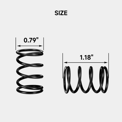 Dimensions of Racing 18lb Valve Springs Upgrade for Predator 212cc 196cc 224cc OHV Clone Engines GX160 GX200.