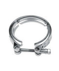 2.5 Inch V Band Clamp For Exhaust Systems And Downpipes, Stainless Steel Automotive V Clamp, Easy Install Universal Flange Connector