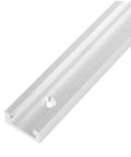 Close-up of Super Tough 30 Type T Slot Miter Track Jig For Woodworking Pros, durable aluminum alloy construction.