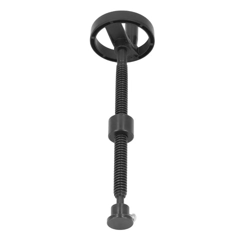 T18 Workbench Screw Vise for Woodworking Heavy Duty Clamp With 100mm Jaw and 350mm Reach, self-locking screw detail