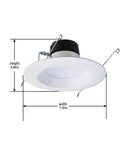Upgrade Recessed Lighting With A Six Pack Of Indoor Outdoor LED Retrofit Trim Can Lights In 5 Inch And 6 Inch Sizes Featuring Three CCT Options