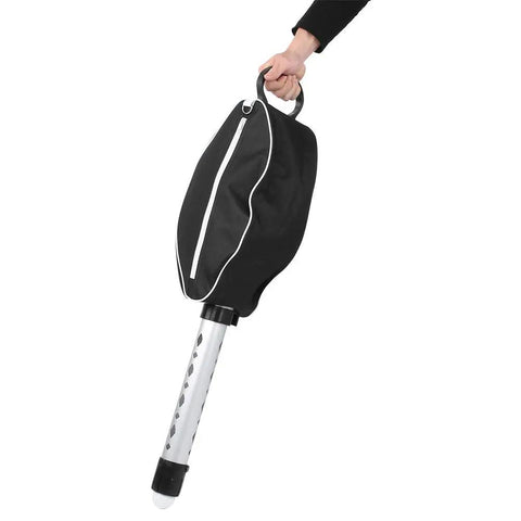 Golf Ball Picker Shag Bag With Telescopic Aluminum Tube For Easy Retrieval Of Up To 80 Balls, portable design held in hand