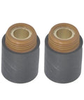 2 Pack PMX45 Plasma Cutter Retaining Caps Heavy Duty Polymer Replacement Easy Install Heat Resistant Cap for Metalworking