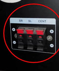 5 Piece Spring Speaker Terminal Clips Set, 2 Way Spring Connection Clip Jacks, Push Release Connector on audio equipment