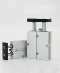 TN10X40S Dual Stroke Drive Lightweight Pneumatic Air Cylinder For Precision Motion On Production Lines Dual Rod Action Aluminum Build Workhorse Industrial Actuator For Long Lasting Pneumatic Systems, dual-rod aluminum cylinder