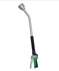 24 Inch Long Watering Wand With Flow Control And Gentle Soft Shower Sprayer Heavy Duty Metal Wand for hanging baskets, shrubs, plants