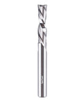 SpeTool spiral down-cut router bit, 1/4 in cutting diameter, 1/4 in shank, solid carbide for wood carving