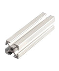 Get Your Hands On This 2 Pieces Of 1515 Aluminum Profile T-Slot Linear Rail For Serious DIY Projects And Industrial Builds Featuring Super Durable Extrusion That Is Lightweight Yet Sturdy For 1M Long Applications - Close-up view of an aluminum profile rail.
