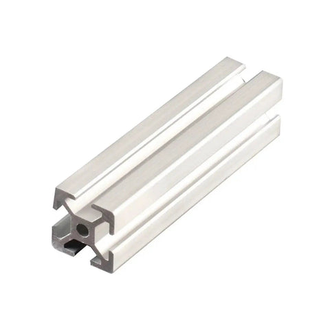 Get Your Hands On This 2 Pieces Of 1515 Aluminum Profile T-Slot Linear Rail For Serious DIY Projects And Industrial Builds Featuring Super Durable Extrusion That Is Lightweight Yet Sturdy For 1M Long Applications - Close-up view of an aluminum profile rail.