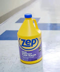 Badass Professional Floor Sealant With Tough Stain Guard For Vinyl Vct Concrete And Rubber Tile Ready To Use No Dilution Needed Boosts Fresh Shine And Keeps Polishing Power Fresh Longer Case Of Four One Gallon Jugs on a floor.