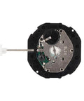Three Hands Quartz Movement With Date Display Replacement For Watch Repairs And Watchmakers mechanism front view