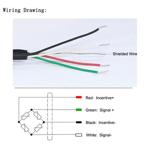 0 To 50 Kg Diaphragm Type Flat Load Cell Pro Grade Ultra Precise Force Sensor For Industrial Automation And Weighing Systems In Rugged Alloy Steel Construction wiring diagram with shielded leads