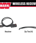 Hub Wireless Receiver For Truck, SUV And Jeep Winches With Bluetooth Control, Smartphone App Ready shown with zip ties.
