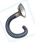 Tough As Nails Articulated Fume Extractor Hose With Heavy Duty Stainless Steel Hood And Full Swivel Flex Duct Tube For Hot Welding Smoke Dust Collection Quick Rig Two Meter Long Six Inch Wide Shop Ready, flexible duct.