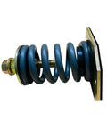 Top Shelf Open Spring Mount Isolator Kit With A Rock Solid 881 Lbs Load Capacity And Snug 1 Inch Deflection Grey Vibe Damping Hardware For Nifty Heavy Duty Industrial Rigs Set Of Four spring isolator with metal base and rubber damping. 