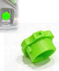 J1772 Dust Cover For Kia Ev6 Protective Charging Port Cap, vibrant green, designed to fit snugly over charging inlet.