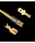 Check Out This Awesome ZC450PCS Electrical Wire Connector Kit With 2.8mm And 4.8mm And 6.3mm Insulated Crimp Terminals For Female And Male Spade Connections Made Easy Without Any Hassle At All Great For Pros And DIYers Alike Who Need Solid Reliable. insulated spade crimp terminal on yellow wire