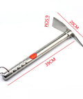 Stainless Steel Garden Hoe Tool For Planting Flowers And Yard Work Double Use Design Lightweight And Easy Handling Built Tough