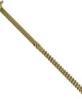 Heavy Duty Construction Lag Screw With Torx Drive Exterior Coated ACQ Compatible 6 Inch Length 5/16 Inch Thread 11/16 Inch Washer Head