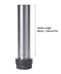 Top Tier ER20A-100L Extension Rod With Precision Ground Straight Shank For Lathe Collet Chuck Holder, 100mm long alloy steel.