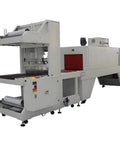Step Up Your Packing Game With This Mini Heat Shrink Wrapping Machine For PVC Film Sleeves in white, showcasing heating tunnel, sealing area.