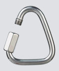 Stainless Steel Carabiner Heavy Duty Safety Lock For Climbing Caving Rappelling Firefighting Rescue And Industrial Rigging Up To 60kN Load Capacity 6mm