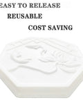 Large Round Concrete Mold For Walkways And Patios 18.89 Inch Diameter Reusable Brick Paver Tile Mold With Lotus Pattern Easy Demold