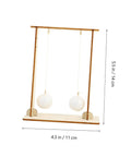 Hands On Physics Experiment Tools Kit With Floating Ball For Students Fun Science Gear, wooden frame with two suspended balls