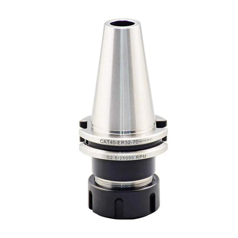 Machinist Ready Cat40 Er32 Tool Holder 4 Pack Black Oxide Finish built heavy for CNC milling machines with AT3 taper alignment.