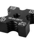 Replacement Cutting Die Set For Brushless Threaded Rod Cutter M18 2872-20 And 2872-21 with size markings, close-up view
