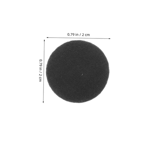 Black snap rivet from 12 Set Car Roof Headliner Repair Kit With Black Snap Rivets Retainers For Easy Interior Ceiling Fixing No Disassembly Required Quick And Durable For A Clean Seamless Interior Look Easy DIY Fix Fits Most Cars Durable Snap Rivets And Retainers, shown with dimensions 0.79 in, 2 cm