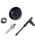 Pro Grade Transmission Oil Filling Tool Kit for Mercedes Benz 725.0 9 Speed, Oil Change Adapter Set, 3 Piece Set components