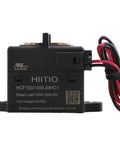 Heavy Lift High Voltage DC Relay Contactor Built Tough With Ceramic Armor And Zero Arc Magic Crushes One Hundred Amps Close To One Kilovolt A Real Bad Ass For EV Plugs Solar Banks And Battery Stash UL Certified, showing a compact relay with red and black wires.