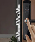 Top Shelf Fingerprint Smart Lock With Snappy Setup For Home And Office Doors featuring touch entry and secure deadbolts.