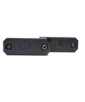External Forend Weight Kit For M-LOK Rails, 12 Oz Nitride Coated Carbon Steel, front view of two weights