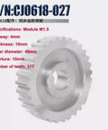 Pro Grade 2 Pack Synchronous Gear Drive For Mini Lathe With Metal Cutting Gears Set Precise Spindle And Motor Sync High Efficiency And Stable Performance For Milling Projects And Hobby Machining, 45mm 31T metal gear