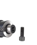 Close-up of Premium Heavy Duty BT FMB Lathe Tool Holder For CNC Milling And Face Cutting with collet grip and screw fitting.
