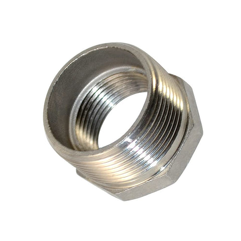 1-1/4 Inch Male To 1 Inch Female NPT Reducer Bushing Pipe Fitting Stainless Steel 304 Adapter For Plumbing Built To Last