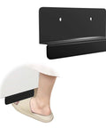 Foot Pull For Trash Cabinet Drawer With Touchless Hands Free Operation For Full Overlay Doors Black Finish with foot operation view