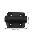 Self Closing Gate Hinges With Spring Loaded Mechanism Adjustable Nylon Heavy Duty Gate Hardware Tough As Nails Built To Last Wear Resistant Fence Hinge Kit For Residential Fences Corrosion Resistant Easy Install Two Pack, 9.4cm x 6.8cm