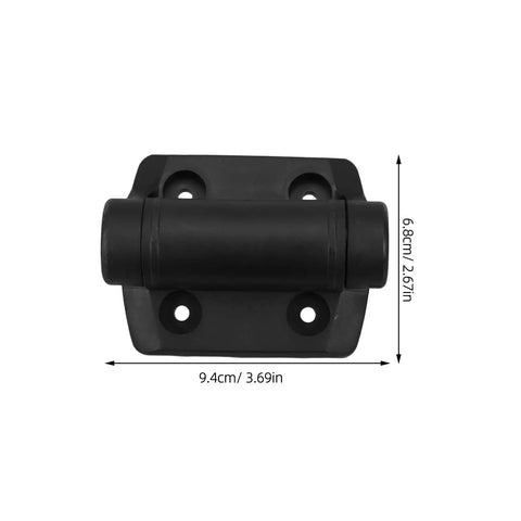 Self Closing Gate Hinges With Spring Loaded Mechanism Adjustable Nylon Heavy Duty Gate Hardware Tough As Nails Built To Last Wear Resistant Fence Hinge Kit For Residential Fences Corrosion Resistant Easy Install Two Pack, 9.4cm x 6.8cm
