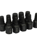 Harskiyer 10 Piece HSS Screw Extractor Kit And Bolt Remover Set For Stripped Or Broken Fasteners Easy Out Damaged Nut Driver Tools For Garage DIY Auto Repair Pros, 1/8-13/32 inch