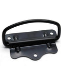 Stainless Steel Chest Pull Handle Black Finish Pack Of 4 With Three Hole Mounting, 80mm Long, 48mm Wide, 5mm Hole Diameter