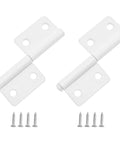 Removable White Door Hinge For Outdoor Use Quick Release Cabinet And Window Hinge With Screws 2 Pack 304 Stainless Steel Corrosion Resistant Easy Mount