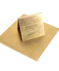 Brass Sheet Metal 3mm Thick 200x200mm for DIY Projects Metalworking Easy to Weld Deep Drawing and Bending H62 Brass
